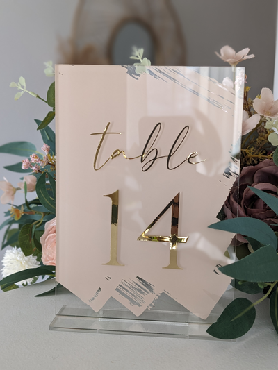 Table Number | Style 2