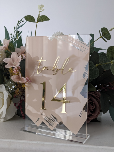 Table Number | Style 2